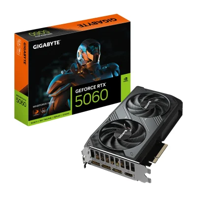 Видеокарта Gigabyte GeForce RTX 5060 Windforce OC 8 ГБ GDDR7